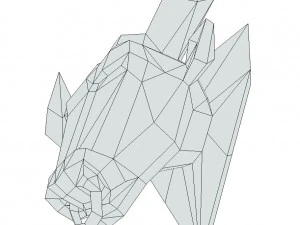 trofeo de cabeza de toro Modelo 3D