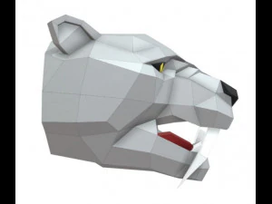 trofeo tigre dientes de sable Modelo 3D