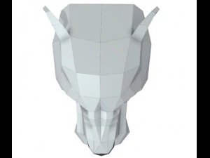 trofeo tigre dientes de sable Modelo 3D