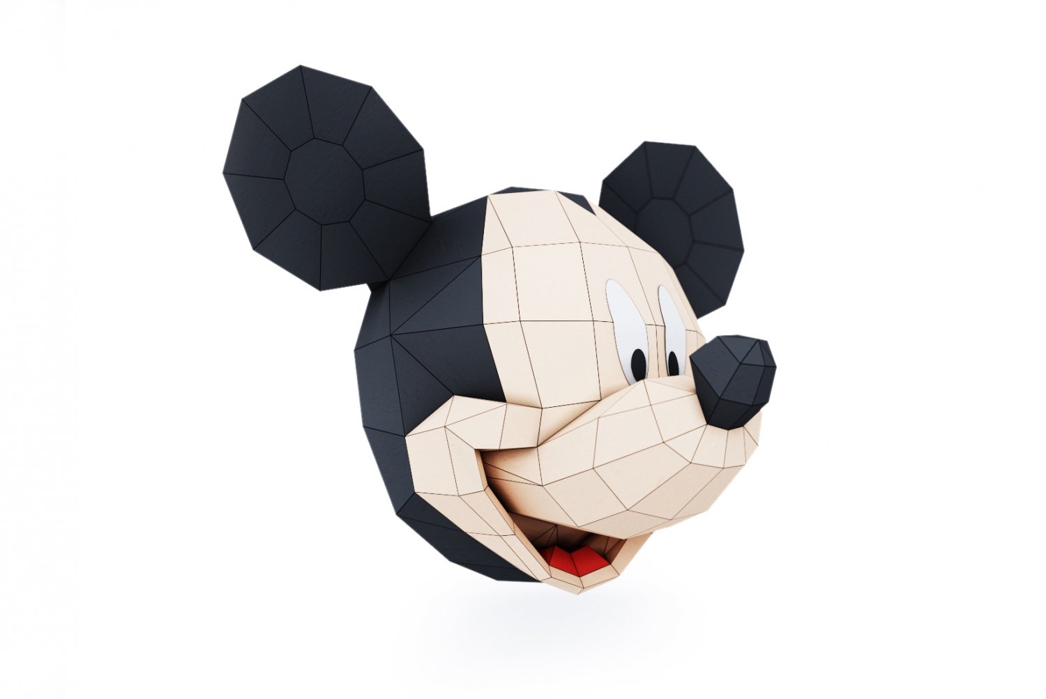 mickey mouse trophy head 3D Model in Cartoon 3DExport