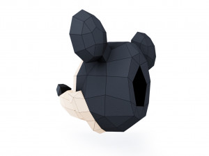 mickey mouse trophy head Modelo 3D