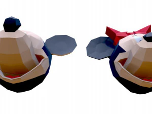 Микки Маус трофейная голова 3D Модель