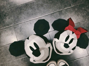 mickey mouse trophy head Modelo 3D