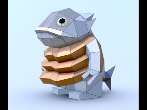 fish maguro senpai salmon 3D Model
