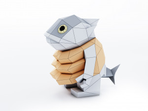 fish maguro senpai salmon Modèle 3D