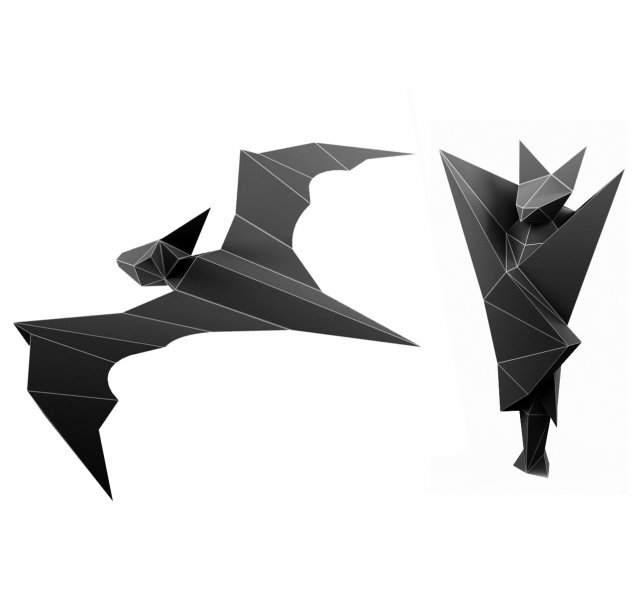 bat Modelo 3D .c4d .max .obj .3ds .fbx .stl .blend 