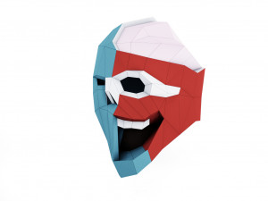 zombie mask Modèle 3D
