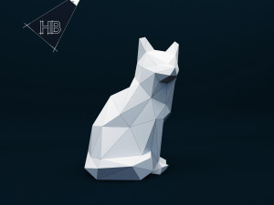 fox lowpoly Modelo 3D