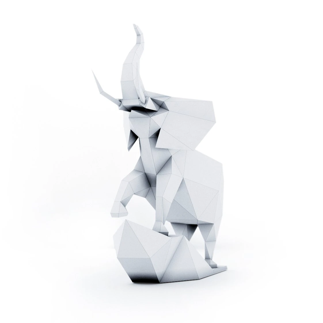 elephant 3D Model .c4d .max .obj .3ds .fbx .stl .blend 