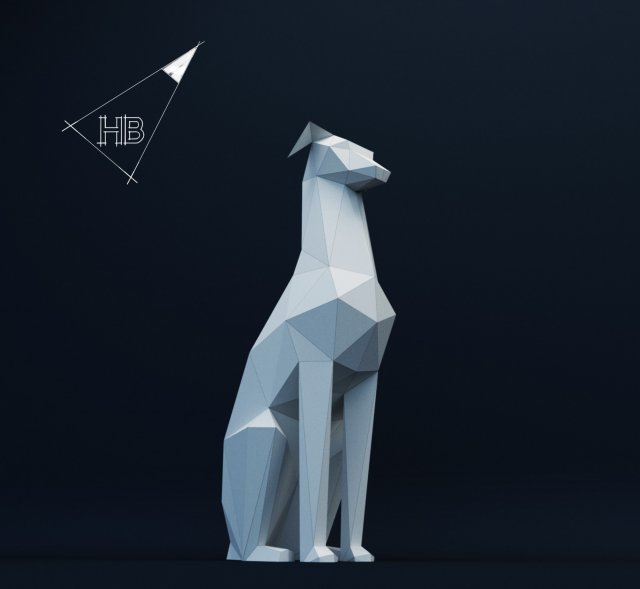 dog doberman Modelo 3D .c4d .max .obj .3ds .fbx .stl .blend 