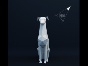 dog doberman Modelo 3D