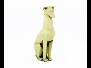 dog doberman Modelo 3D