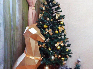 собака доберман 3D Модель