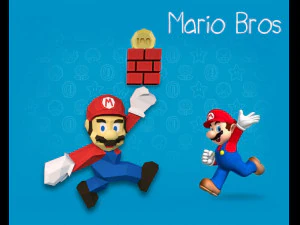 mario bros trophy 3D Model
