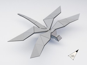 dragonfly 3Dモデル