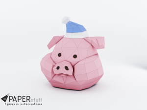 pig head from gravity falls 3D Model