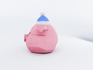 pig head from gravity falls 3D Model