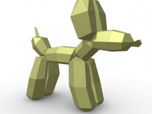 balloon dog stay 3D 모델
