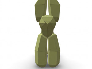 balloon dog stay 3D Model