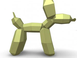 balloon dog stay 3D Model