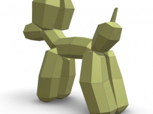 balloon dog stay 3D Model