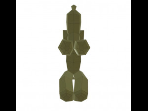 balloon dog stay 3D Model
