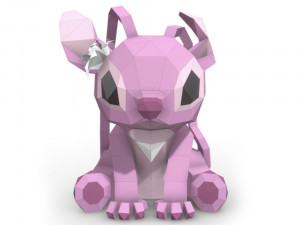 angel - girlfriend stitch 3D 模型