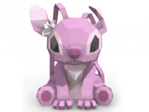 angel - girlfriend stitch 3D Model