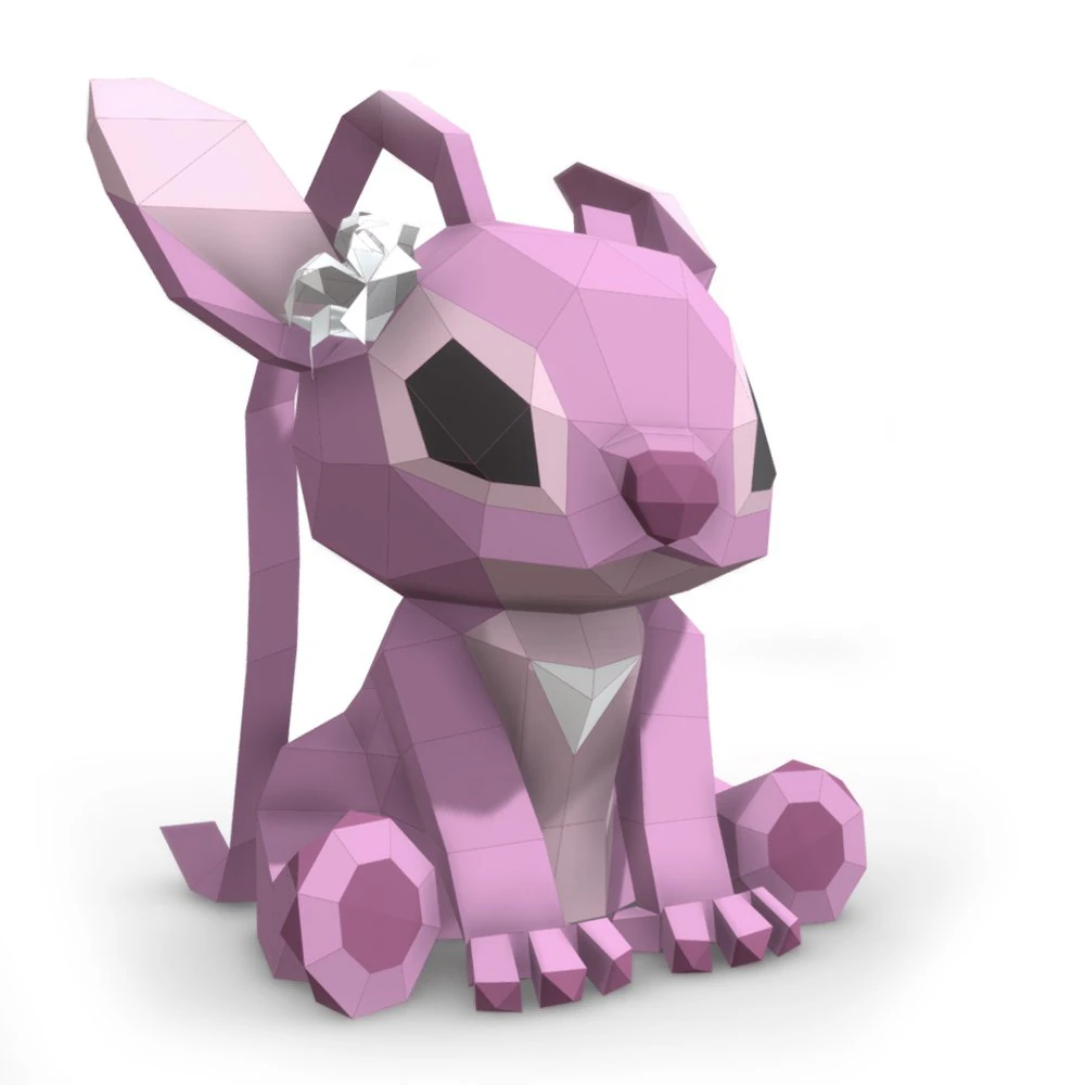 angel - girlfriend stitch 3D Model .c4d .max .obj .3ds .fbx .stl .blend 