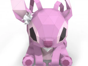 angel - girlfriend stitch 3D Model