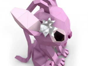 angel - girlfriend stitch 3D Model