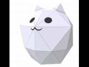 fat cat lamp 3D 모델