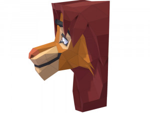trophy simba 3D Модель