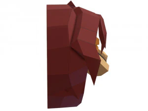 trophy simba 3D Model