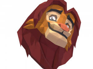 trophy simba 3D Модель