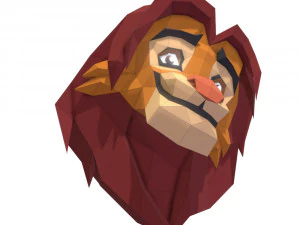 trophy simba 3D Model