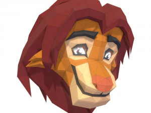 trophy simba 3D Model