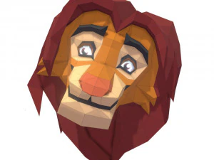 trophy simba 3D Model