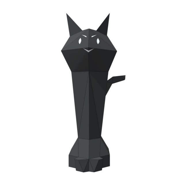 evil cat lamp Modelo 3D .c4d .max .obj .3ds .fbx .stl .blend 