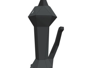 evil cat lamp Modelo 3D
