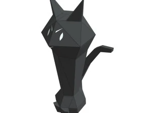 boze kattenlamp 3D Model