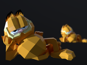 garfield cat 3D Model