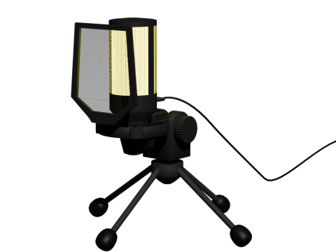 Microphone Model 3D