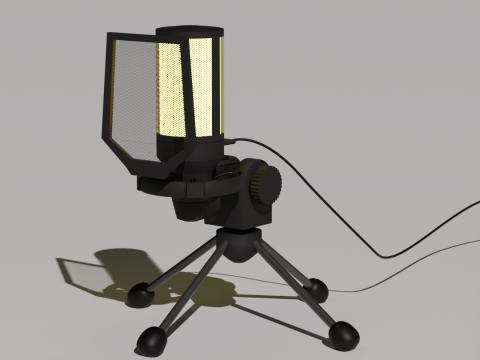 Microphone Model 3D
