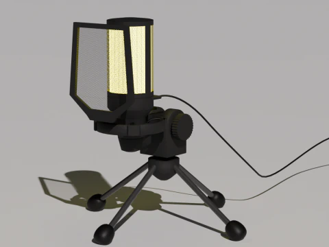 Microphone 3D Model