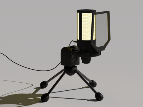 Microphone Model 3D