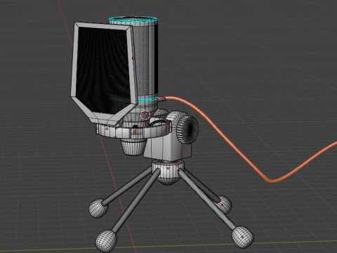 Microphone Model 3D
