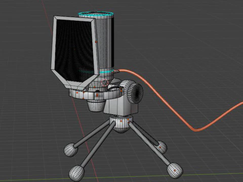 Microphone 3D Model