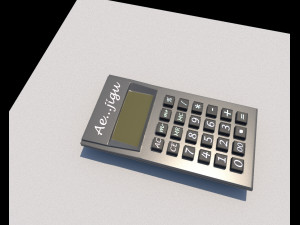 calculator 3D Model