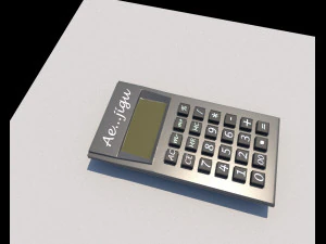 计算器 3D 模型